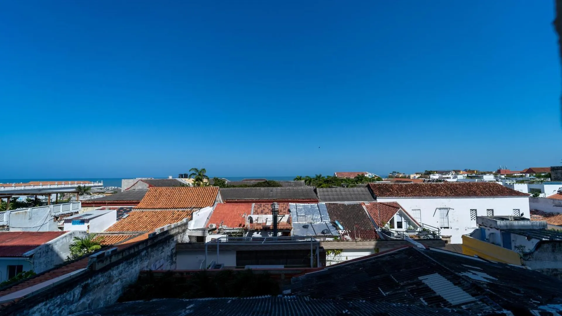 Trendy Loft Con Vista Sobre La Ciudad Amurallada Cartagena Colombia